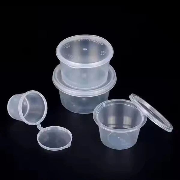 With Various Size Sauces Plastic Cup For Takeaway